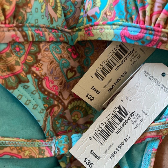 NWT Arizona Jean Co 2 Pc Bikini Sz Small - Picture 3 of 4